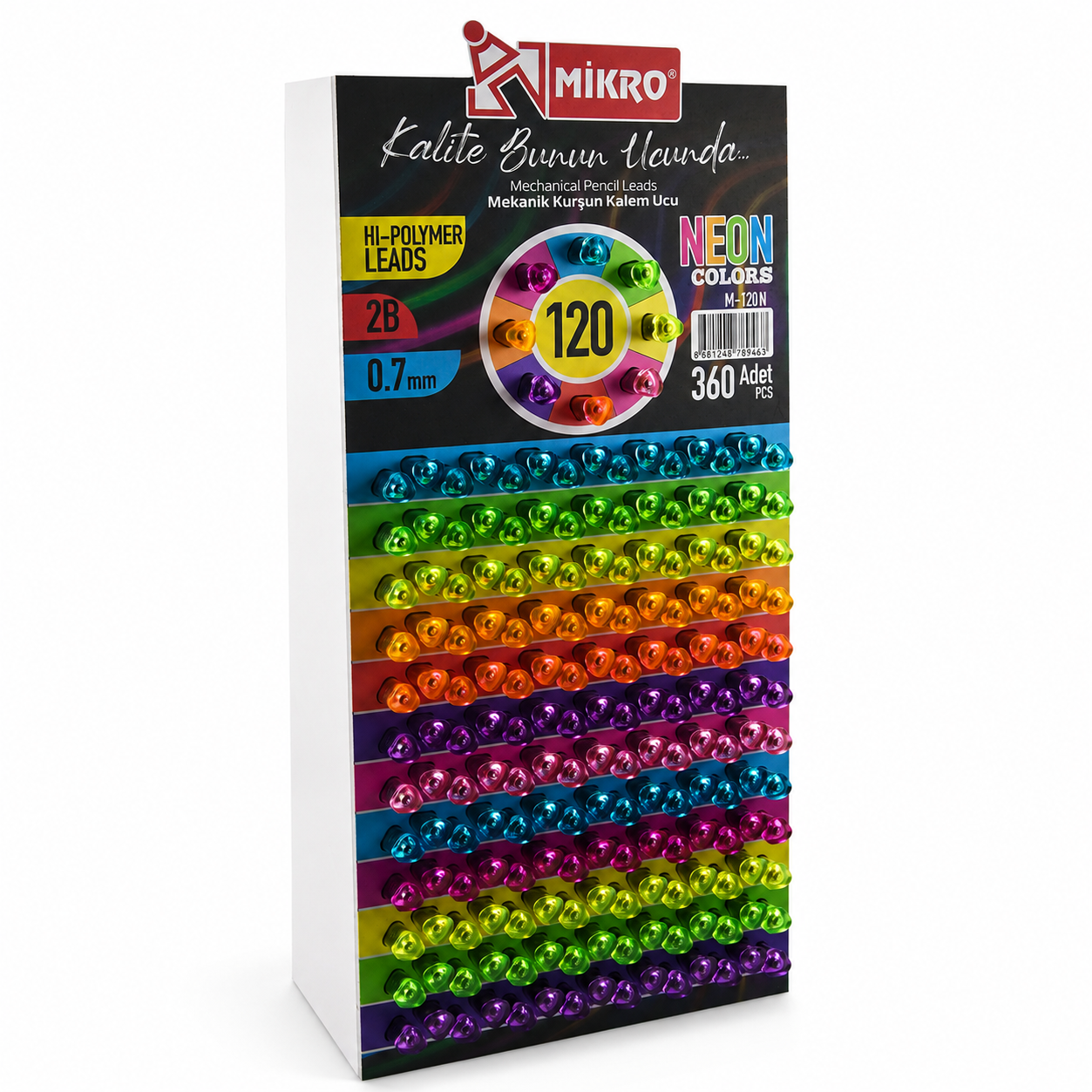 Mikro 120 li 0.7 Uç Stantlı Ürün