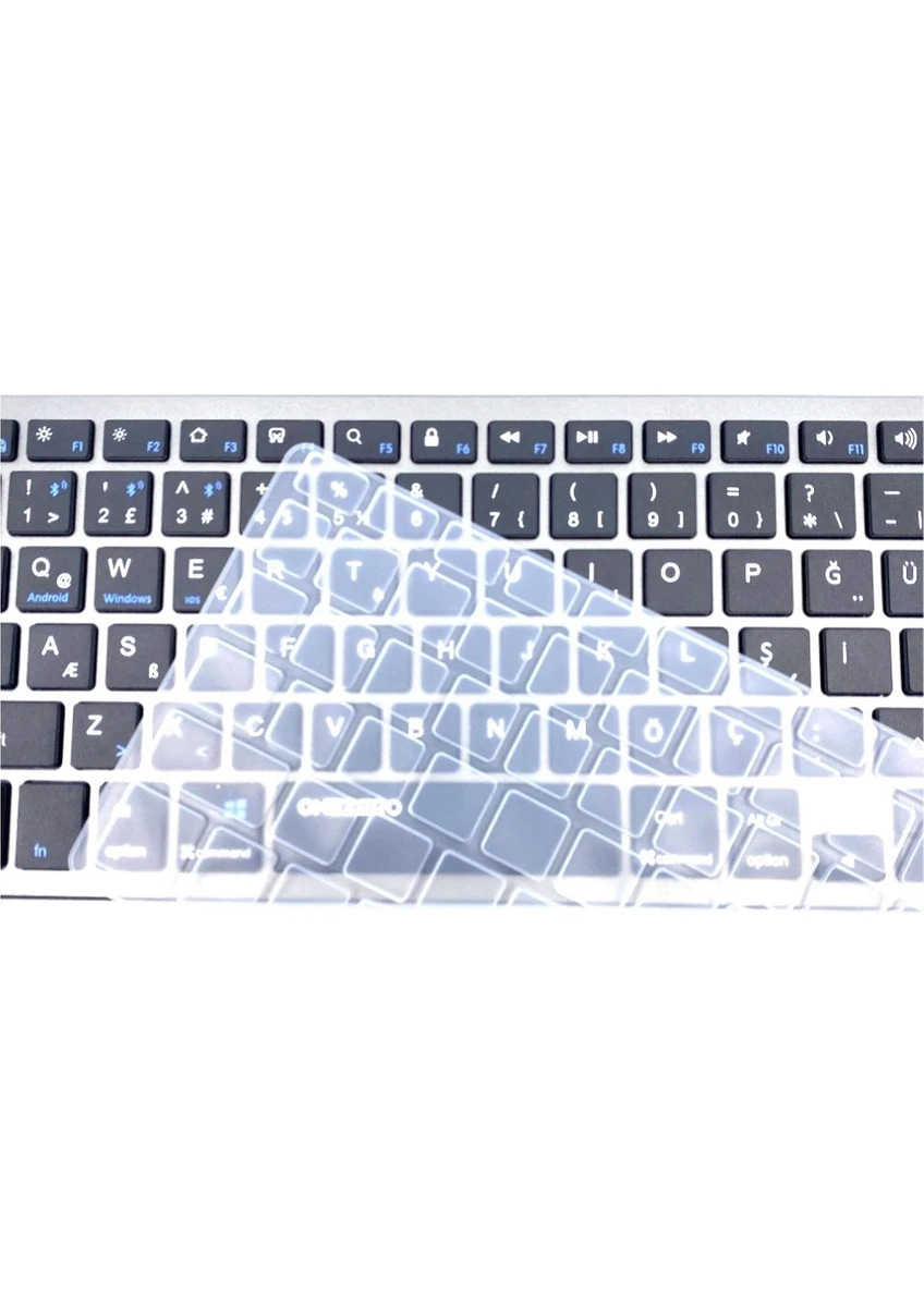 Kruxon Kablosuz Klavye ve Bluetooth Mouse Set 2-4 G Klavye Koruma Kılıfı - ZR-701