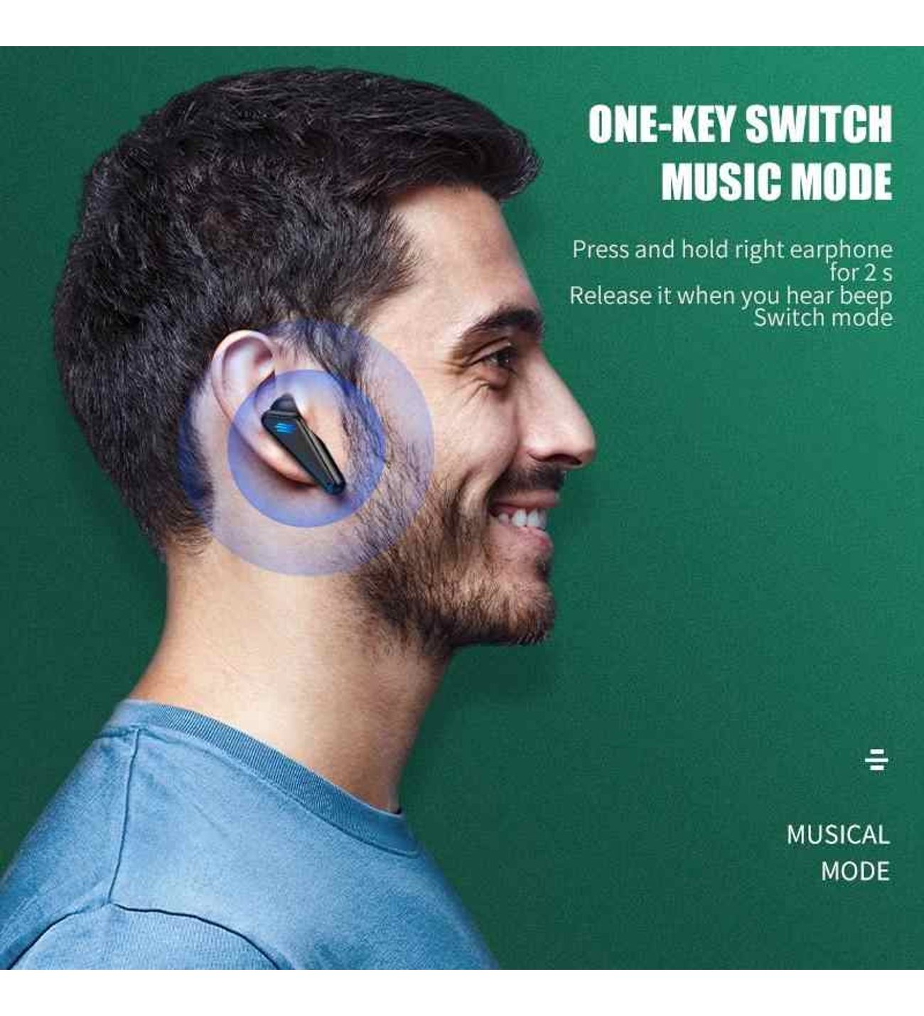 Bilişim Burada K55 Işıklı Oyuncu Kulaklığı Mikrofonlu Kablosuz Bluetooth Kulaklık Gaming V5-0