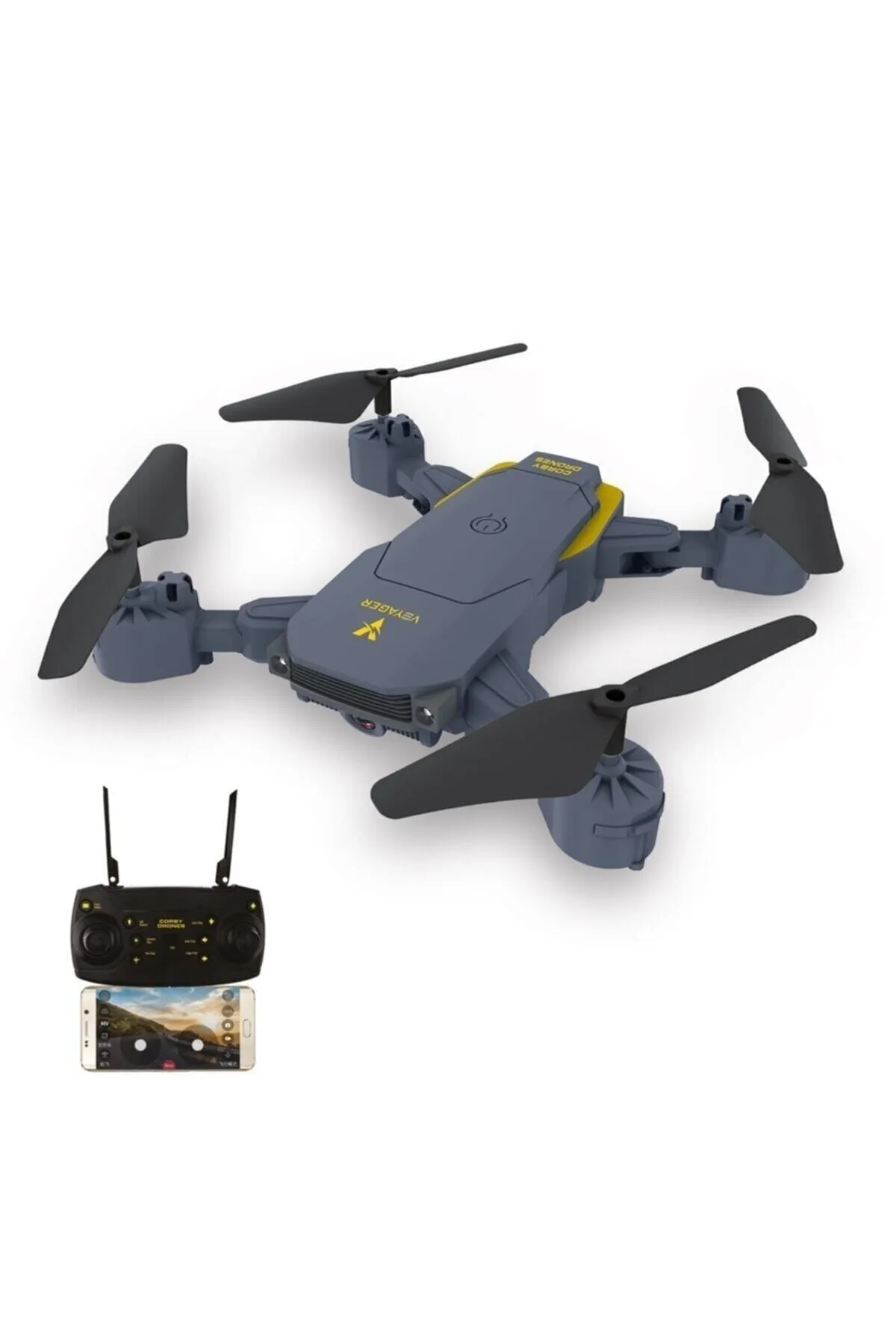 Corby Zoom Voyager Cx014 Smart Dron Katlanabilir Kameralı Otomatik Iniş Kalkış Özellikli Drone