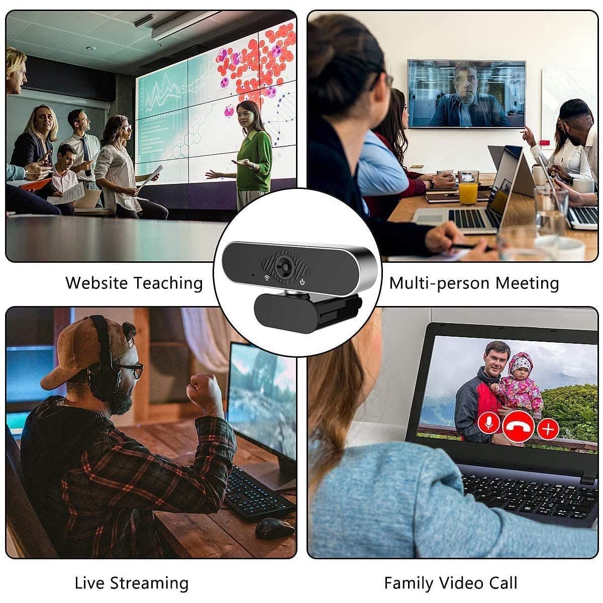 Bilişim Burada BB-808 1080P Full HD Webcam Web Kamerası