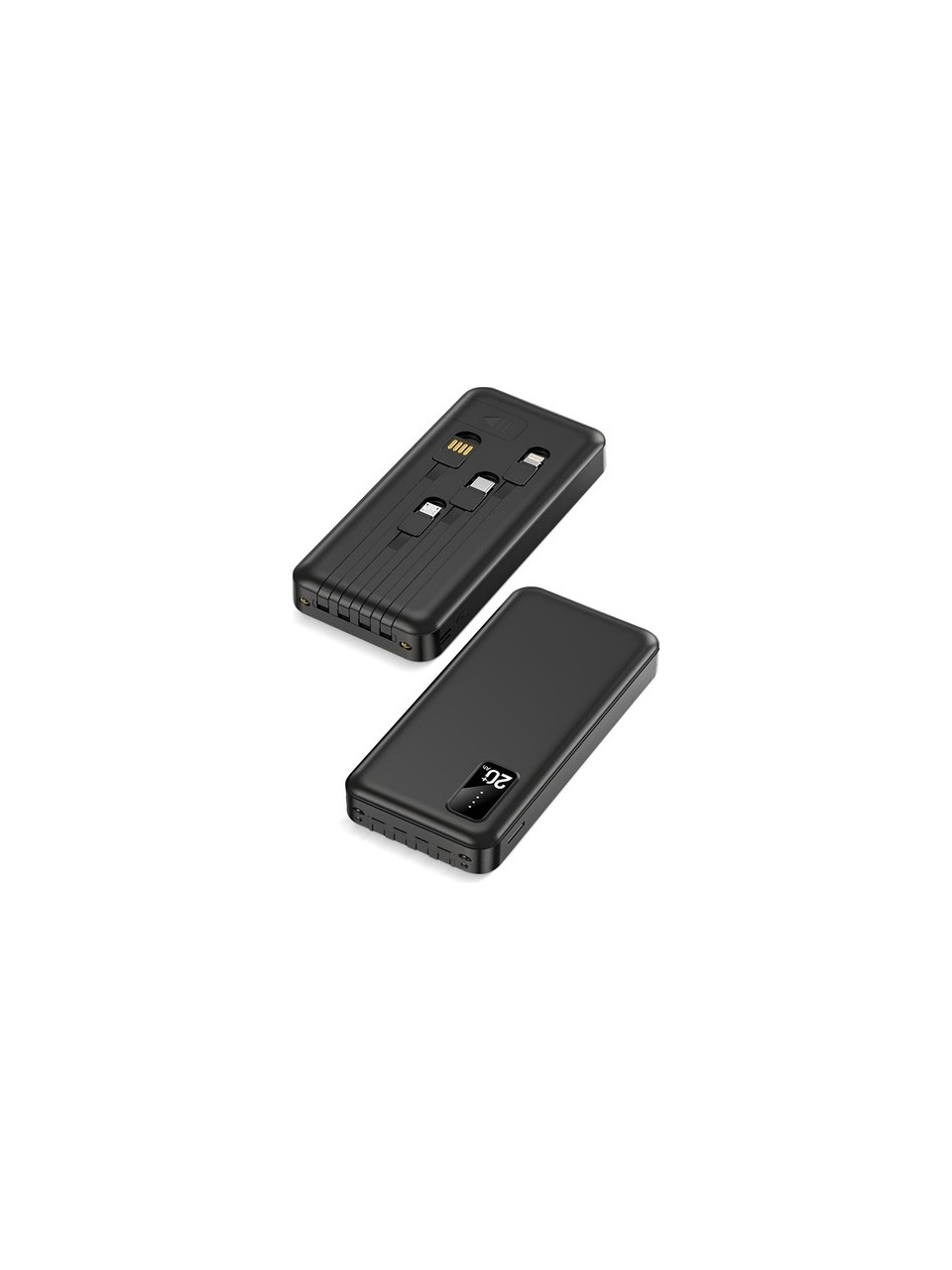   TX209 20-000 Mah Kablolu Dijital Göstergeli Powerbank  Taşınabilir Şarj Cihazı