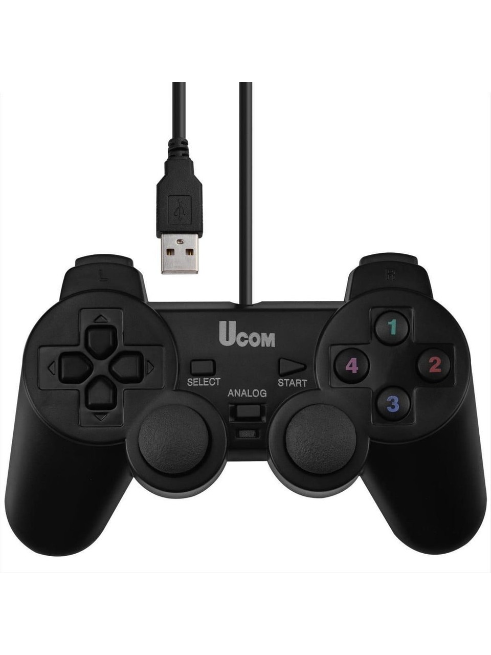 Bilişim Burada Ucom Pc Titreşimli Dualshock Gamepad Oyun Kolu 2'li Paket