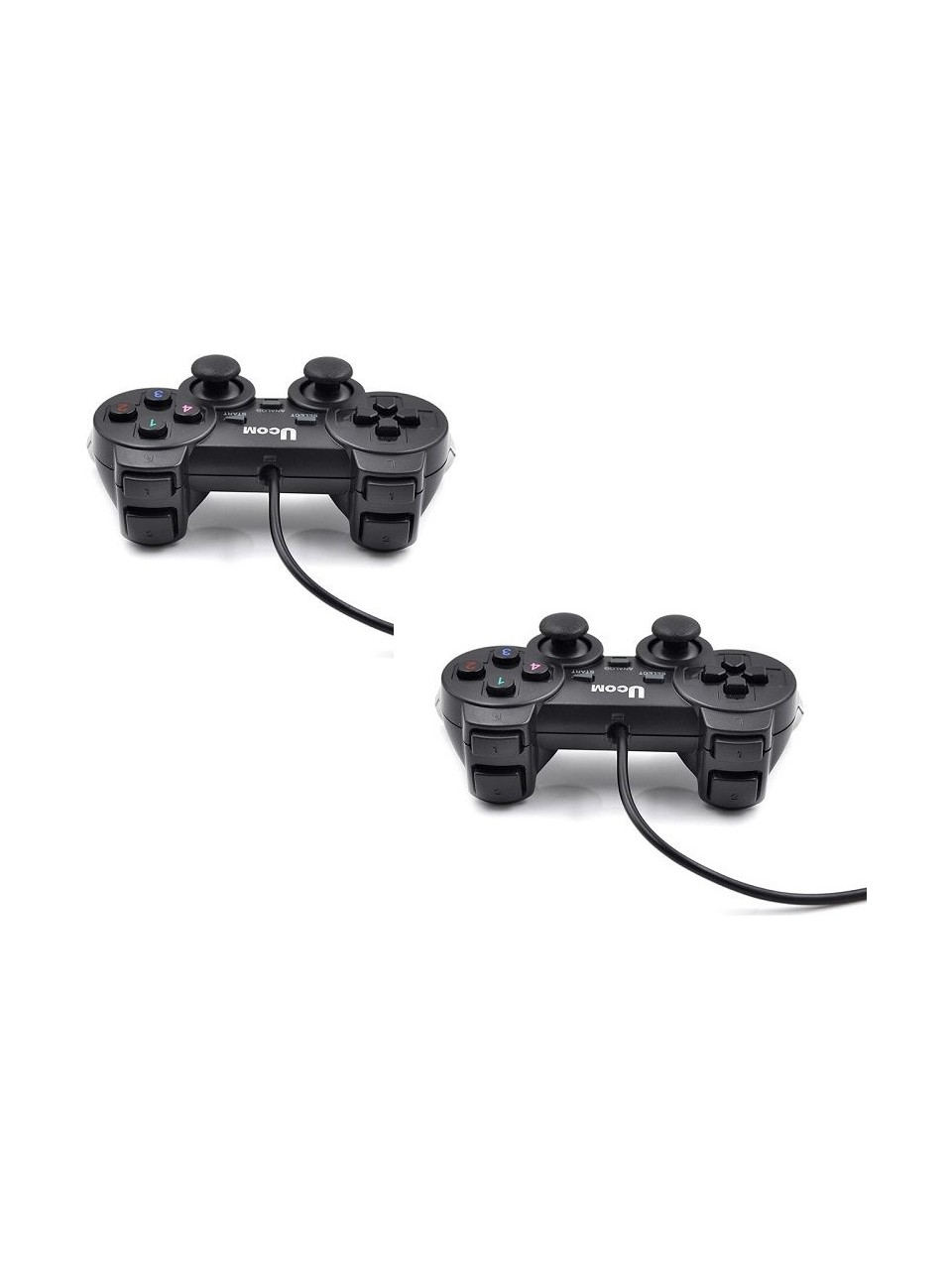 Bilişim Burada Ucom Pc Titreşimli Dualshock Gamepad Oyun Kolu 2'li Paket