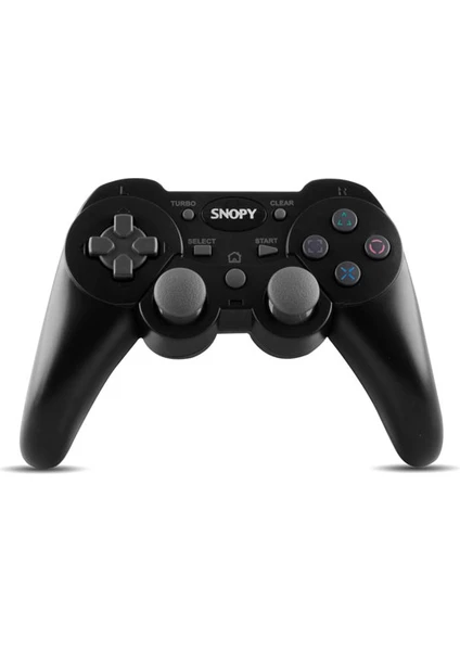 Snopy FT-Q5C1 PS3/PS2/PC Black Rider Kablolu 3in1 Gamepad Joystick Oyun Kolu
