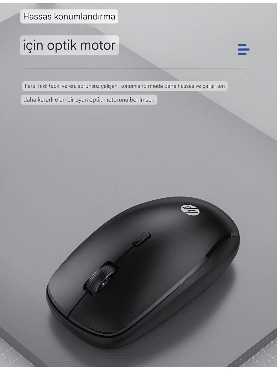 HP CS500 Kablosuz 2-4ghz Türkçe Q Klavye  & Mouse Set Siyah