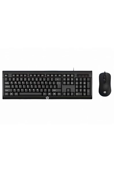 HP KM100 Kablolu Klavye Mouse Set Kurulumu Kolay Tak Çalıştır Şık Zafir Modern Tasarım Türkçe Q Klavye