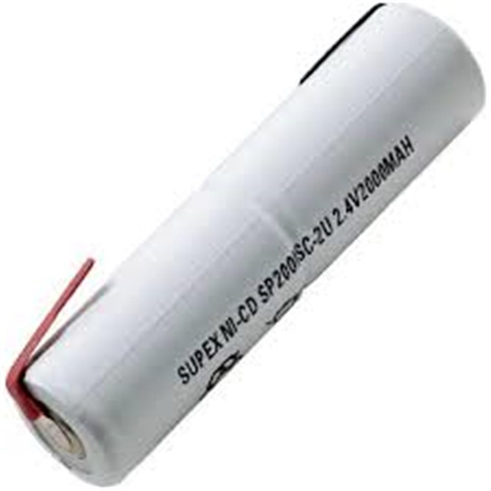 Supex Sp2000SC-2Y 2.4V 2000 Mah 2li Yan Yana Süpürge Bataryası 