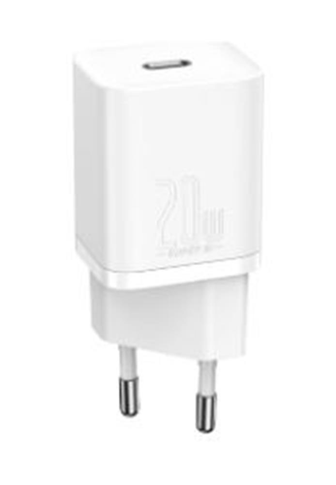 Baseus CCSUP-B02 Super Si QC Beyaz CCSUP-B02 20W Type-C Şarj Cihazı 