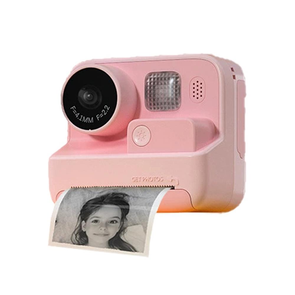 WowKids K27 Çocuk 48MP Fotoğraf Video Çekme Termal Çıktı Alan Pink Fotoğraf Makinası