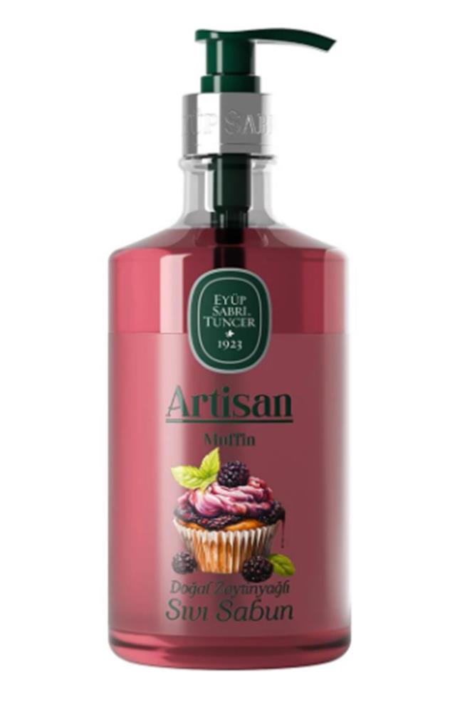 Eyüp Sabri Tuncer Artisan Muffin 600ml Doğal Zeytinyağlı Sıvı Sabun 