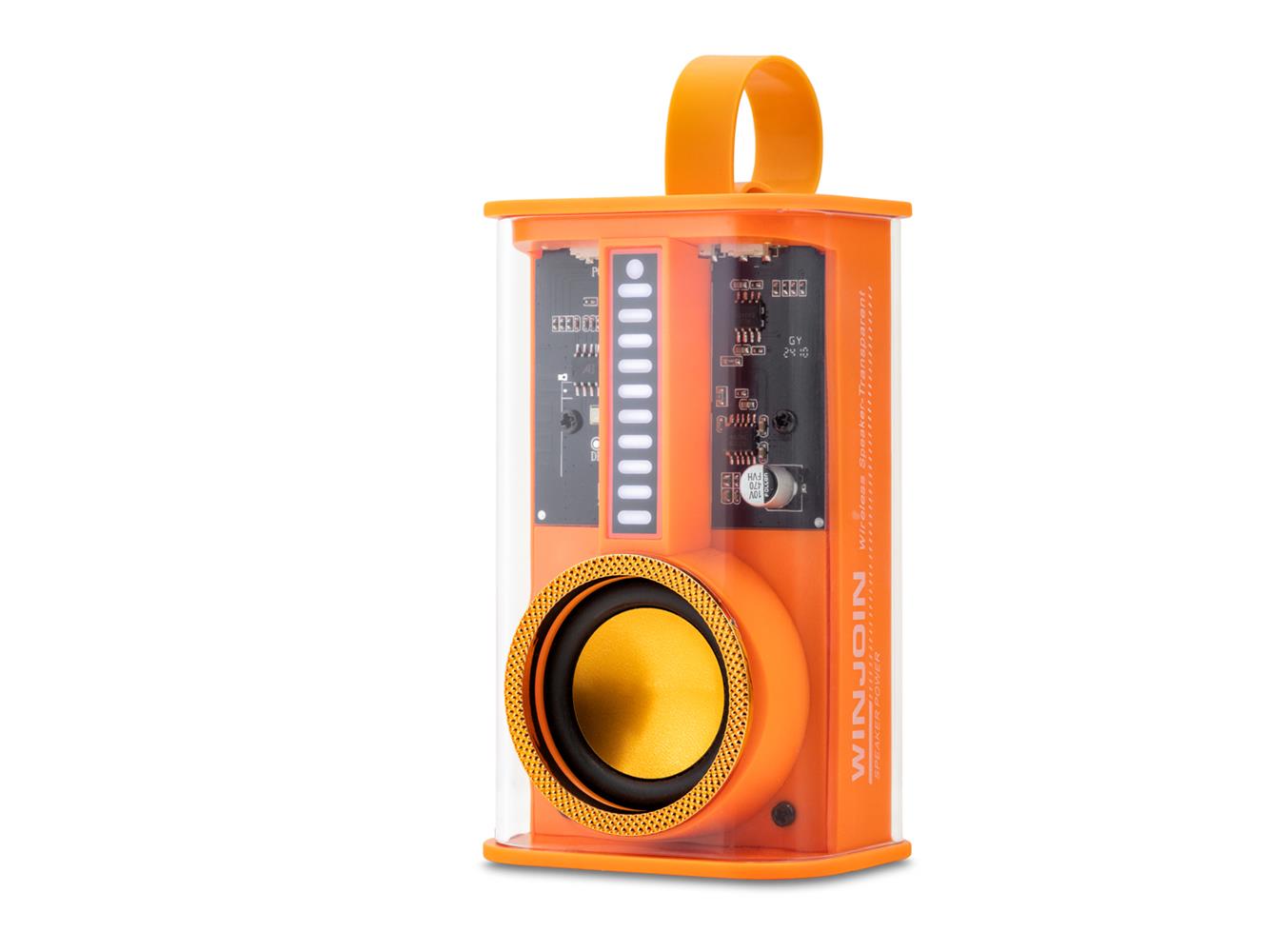 Hadron  K07PRO Turuncu Bluetooth Speaker 5W 102-61-47MM 