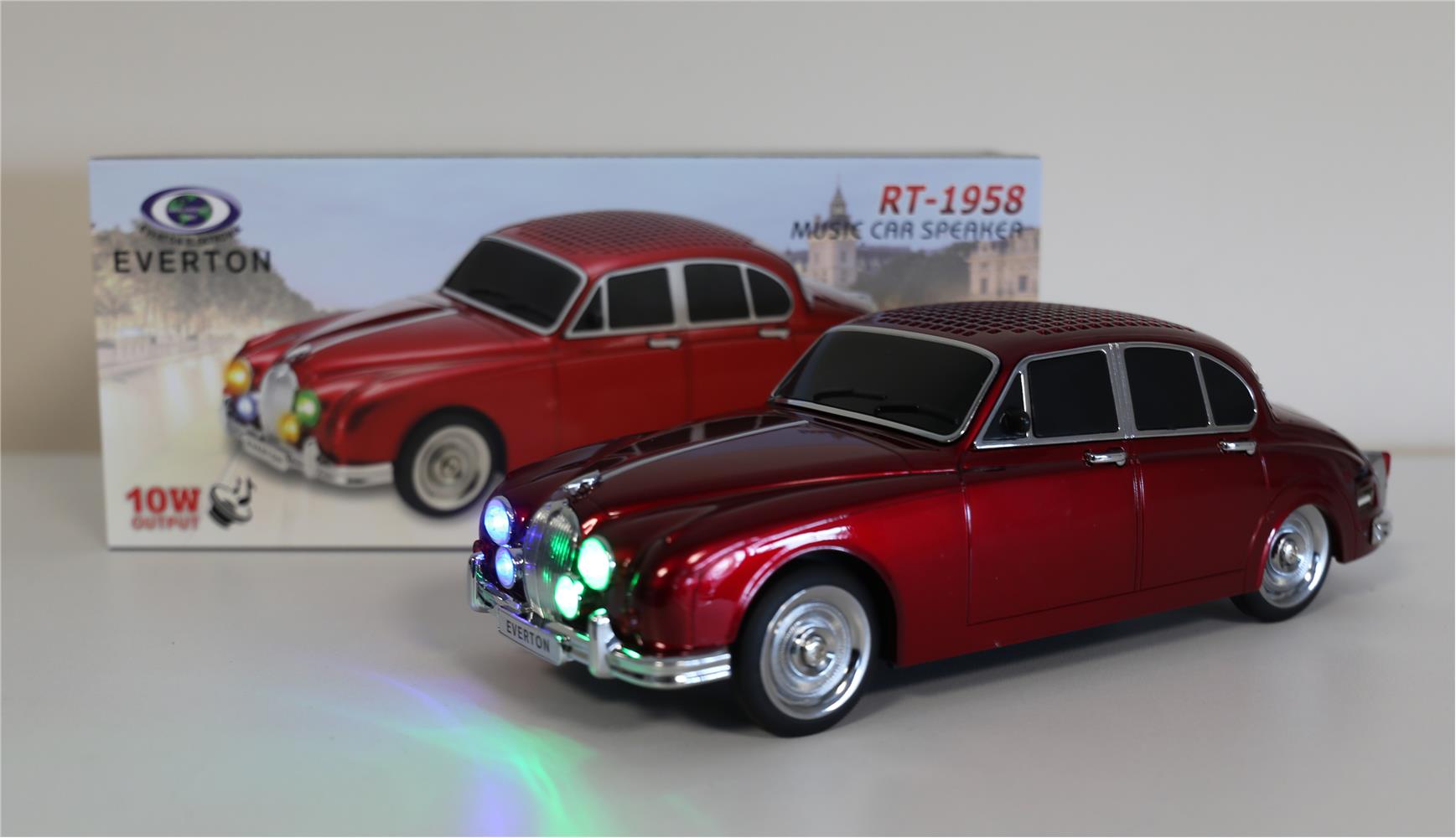 EVERTON RT-1958 Arabalı  Bluetooth Fm-Usb-Tf-Aux Şarjlı Nostaljik Radyo