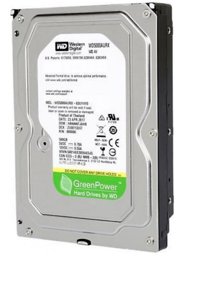 Wd 500Gb WD5000AURX SATA 3.0 5400 3.5" RPM Hard Disk