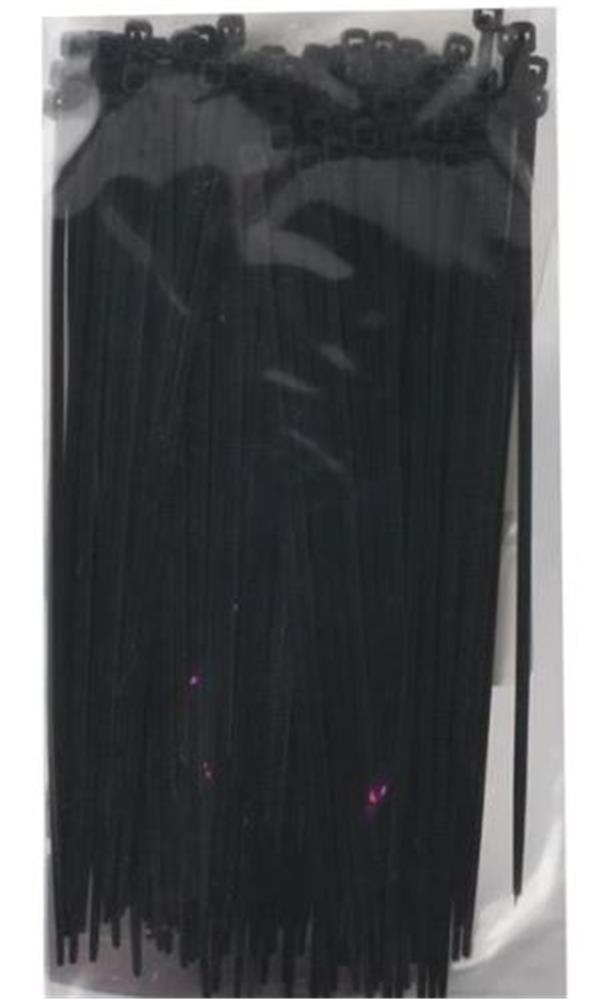 Tork TRK-300-3,5mm Siyah 100lü Kablo Bağı 