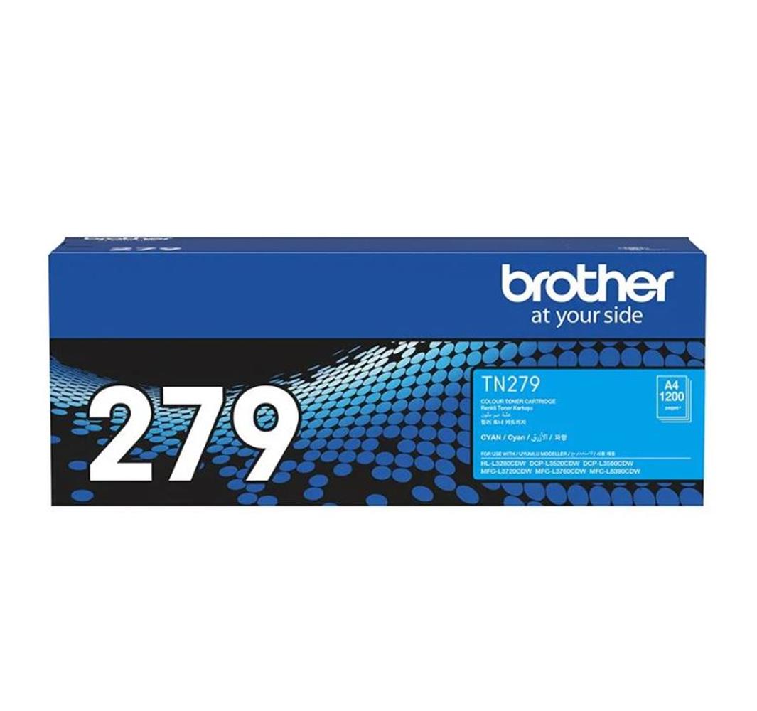 Brother TN-279C Cyan Mavi Toner HL-L3280CDW DCP-L3520-3560 MFC-L3720-3760-8390 1.200 Sayfa