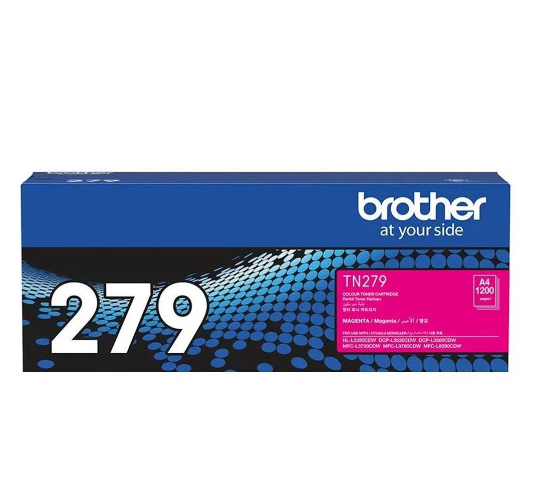 Brother TN-279M Magenta Kırmızı Toner HL-L3280CDW DCP-L3520-3560 MFC-L3720-3760-8390 1.200 Sayfa