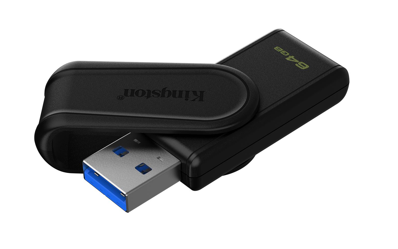 64GB USB3.2 DTXS/64GB Exodia S KINGSTON BLACK+BLACK