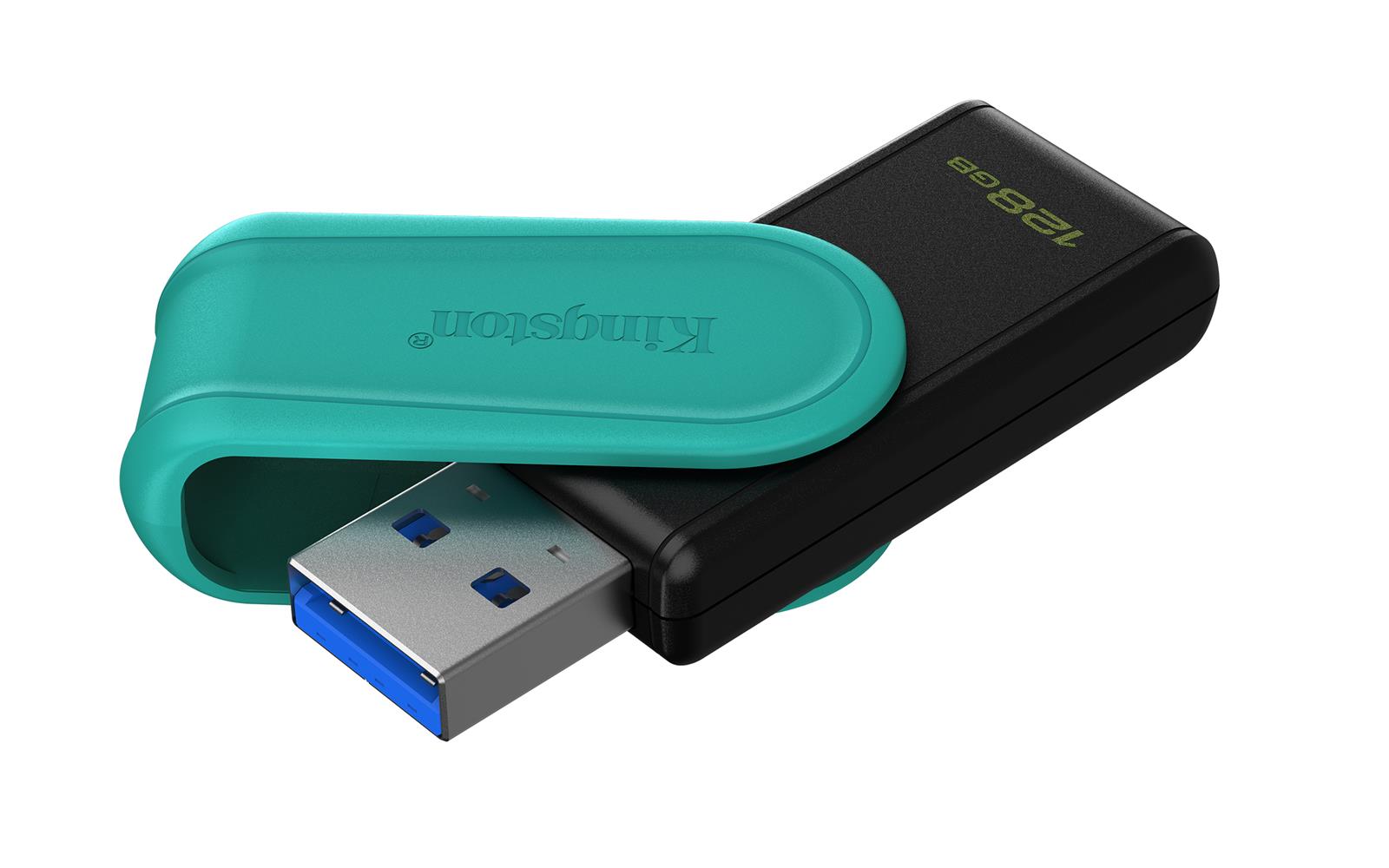128GB USB3.2 DTXS/128GB Exodia S KINGSTON BLACK+TURQUOİSE