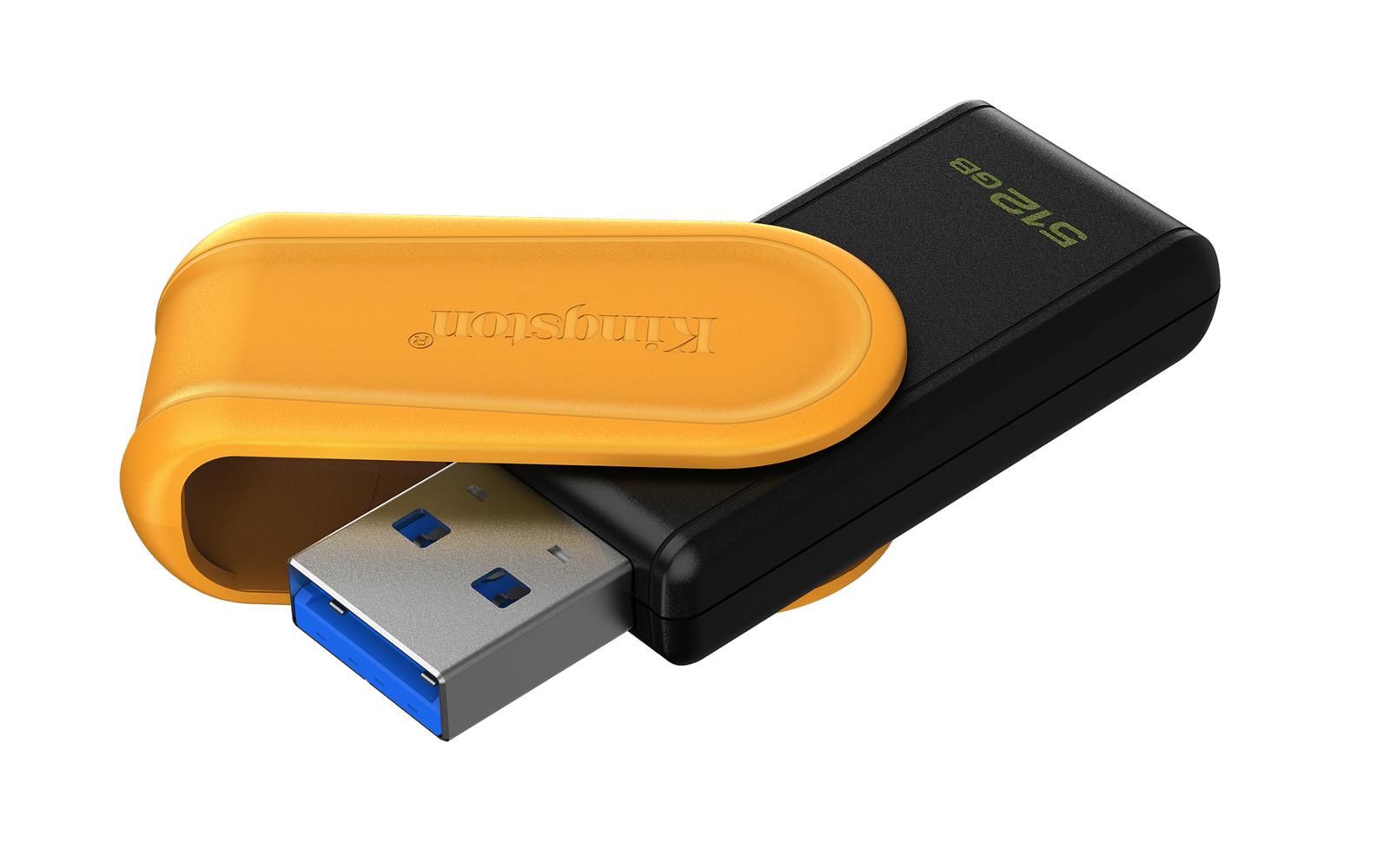 512GB USB3.2 DTXS/512GB Exodia S KINGSTON BLACK+YELLOW