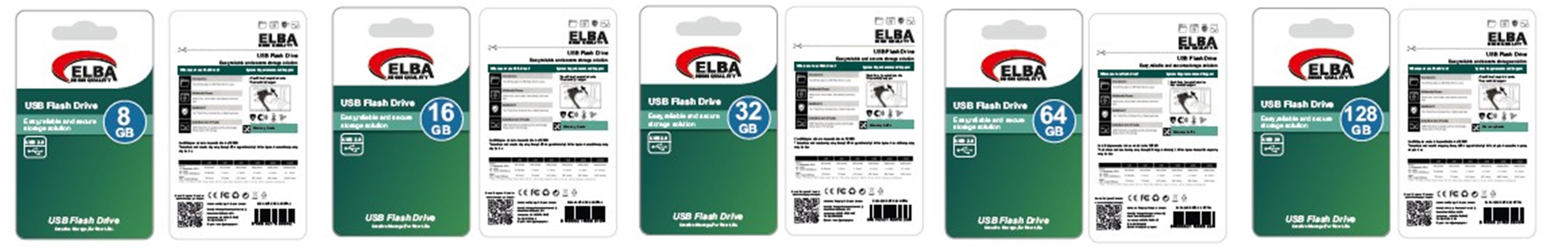 ELBA 64GB USB 2.0 METAL FLASH BELLEK
