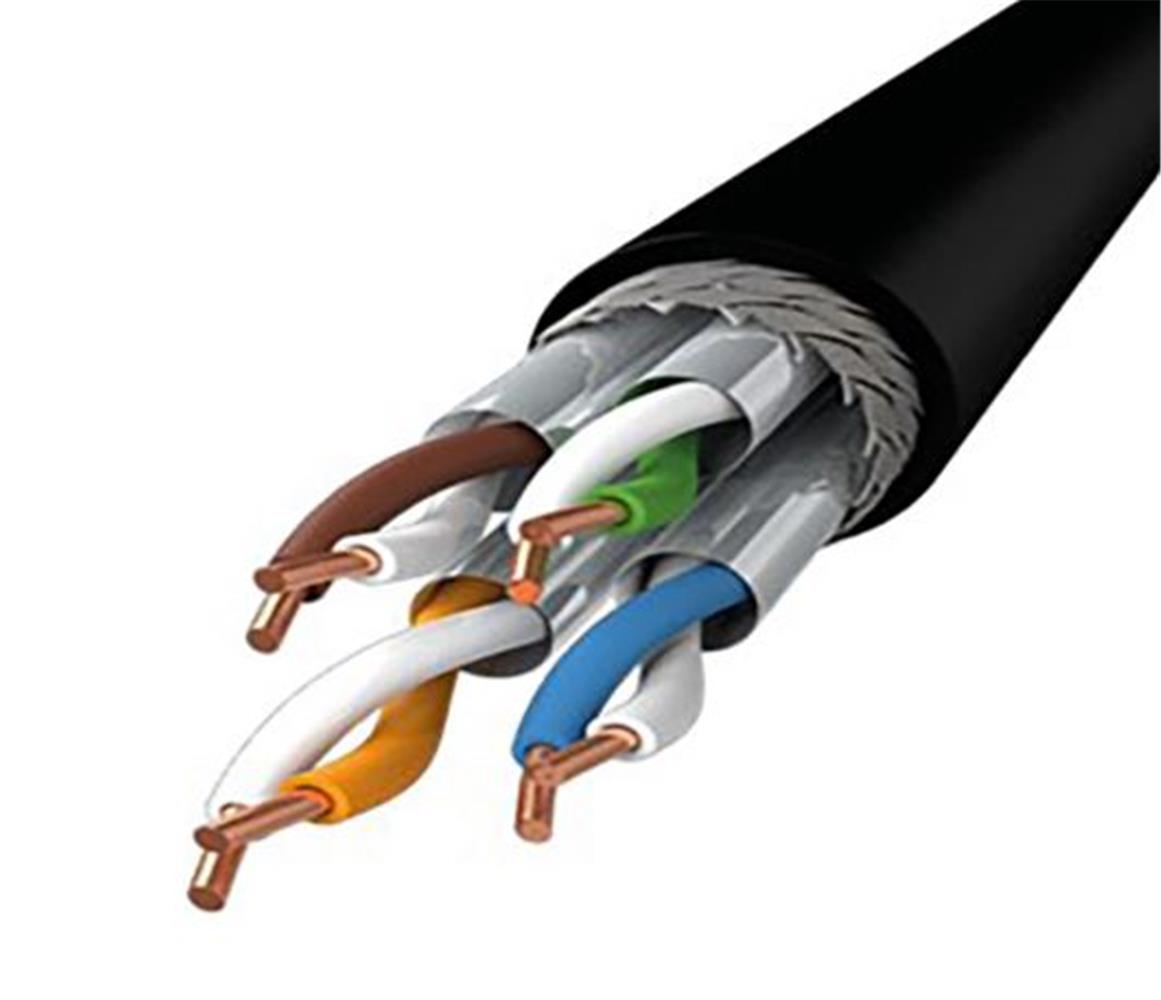 INCA ICAT6-500AG OutDoor S-FTP 23 500MT Siyah Kablo Dış Ortam 