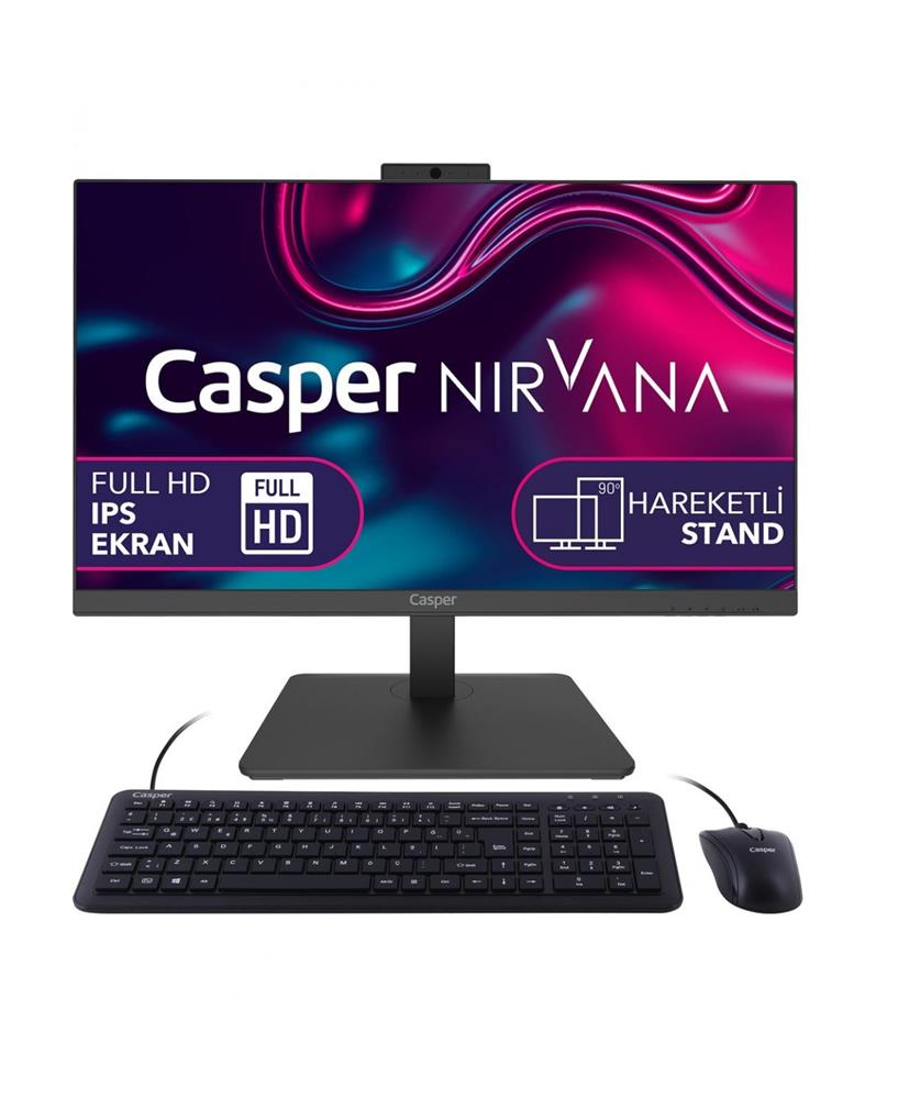 Casper Nirvana A70.5700-BE00X-V Ryzen 7 5700U 16GB 500GB 23.8" Full HD All in One PC