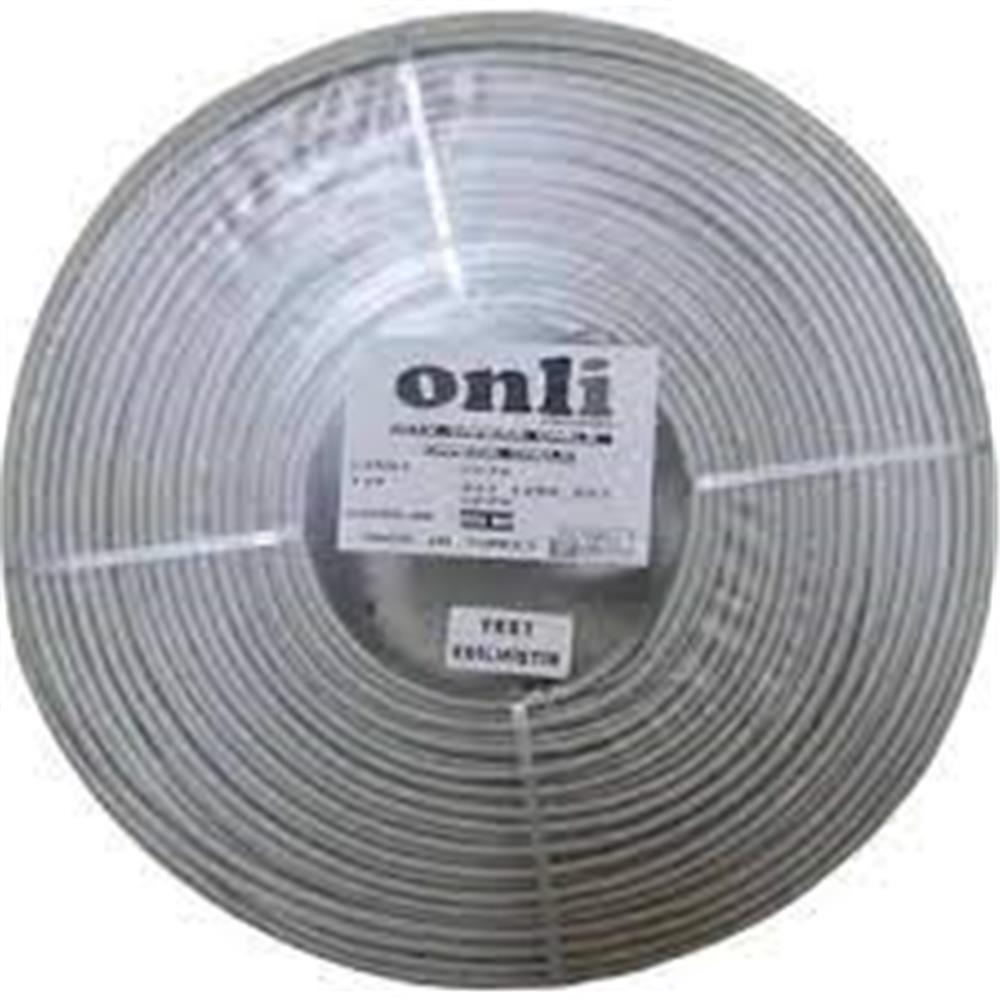 Onli 4+1 1x0,50 mini Coax 2x0,22mm 2x0,50m 500 mt CCA Kamera Kablosu