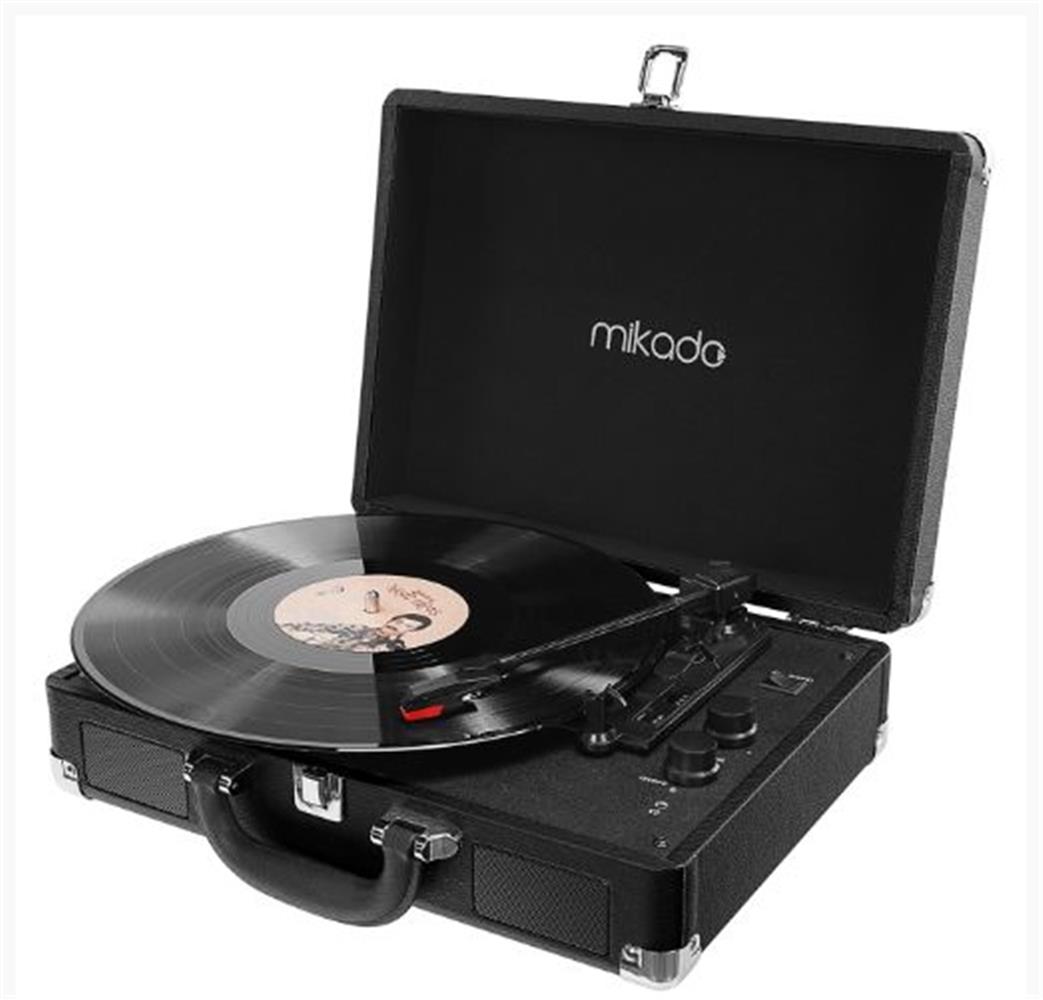 Mikado Nostalgia MN-P317 Siyah Pikap+Rca+Bluetooth Destekli Müzik Kutusu