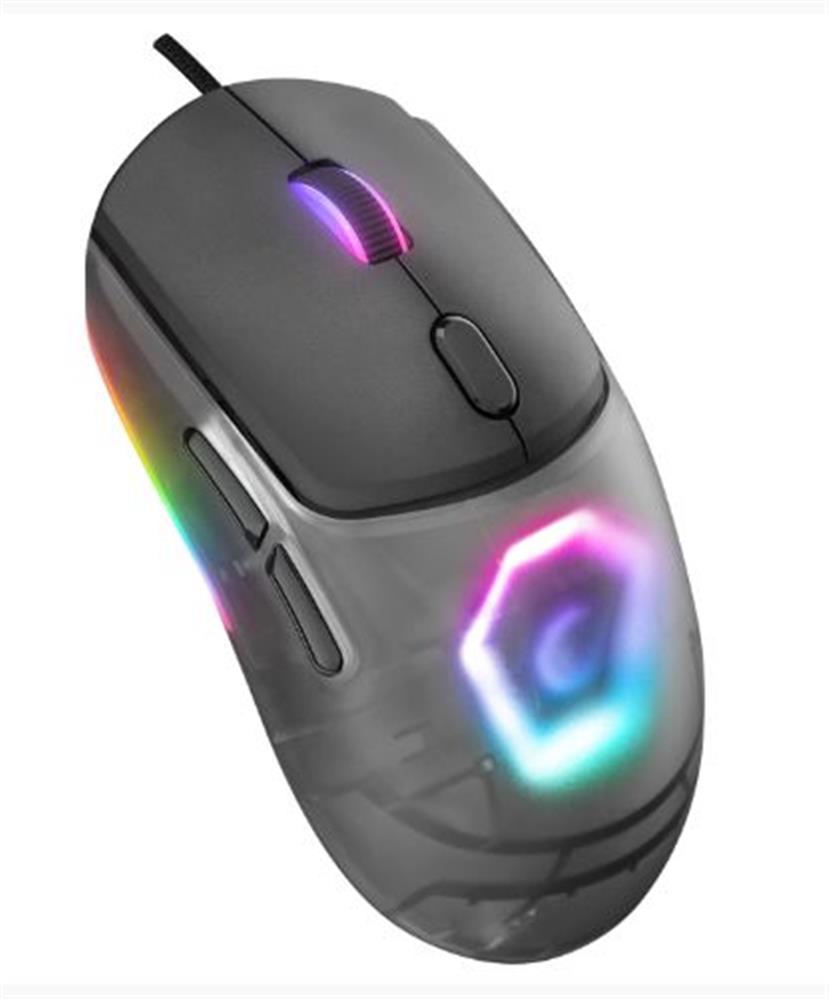 Rampage Hyalo M1 Siyah Değiştirilebilir 3 Kapaklı RGB 12000 DPI Gaming Oyuncu Mouse