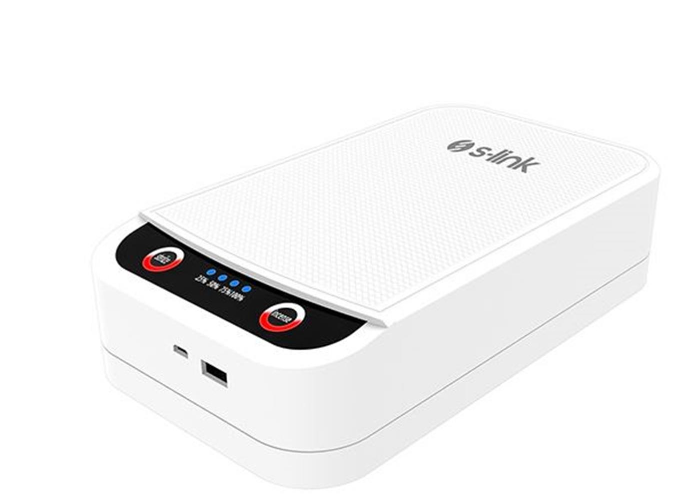 S-link SL- UVS22 Beyaz  yüzde 99 Virüs ve Bakteri Öldürücü UV Sterilizatör Kutu