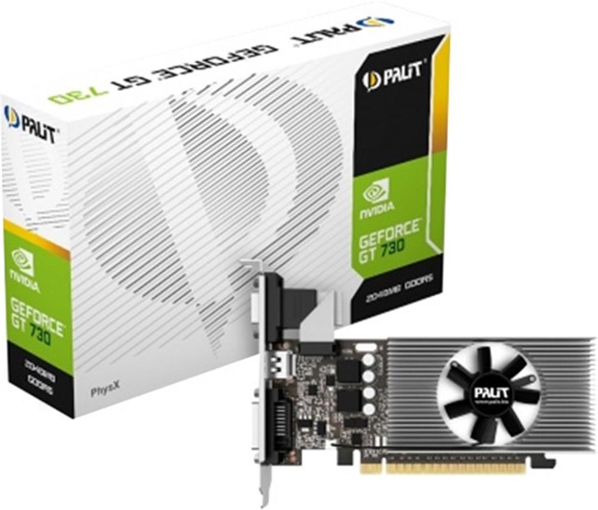 Palit Nvidia GeForce GT 730 2GB 64Bit DDR5 (DX12) PCI-E 2.0 Ekran Kartı (PLT-NE5T7300HD46-2081F)