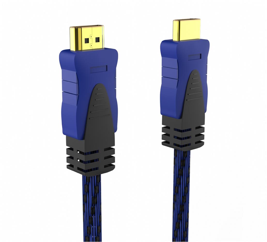 Inca IHH-01 HDMI To HDMI 1.8mt Örgülü 2160P ve 1080P FULL HD yüzde 100 Bakır malzeme