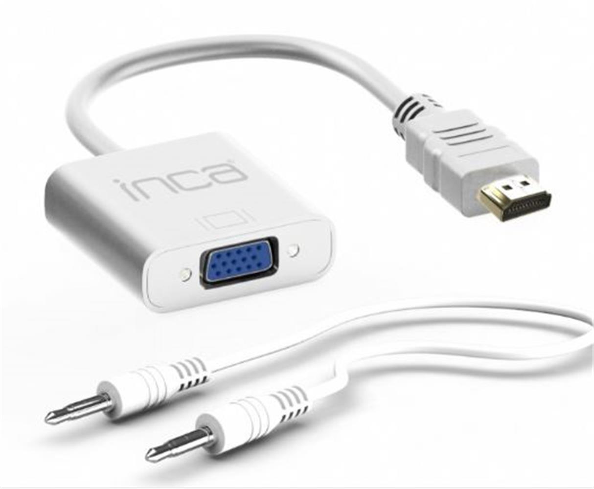 INCA IHTV-7TB 20cm HDMI-VGA (D) Görüntü Adaptörü Beyaz Sesli