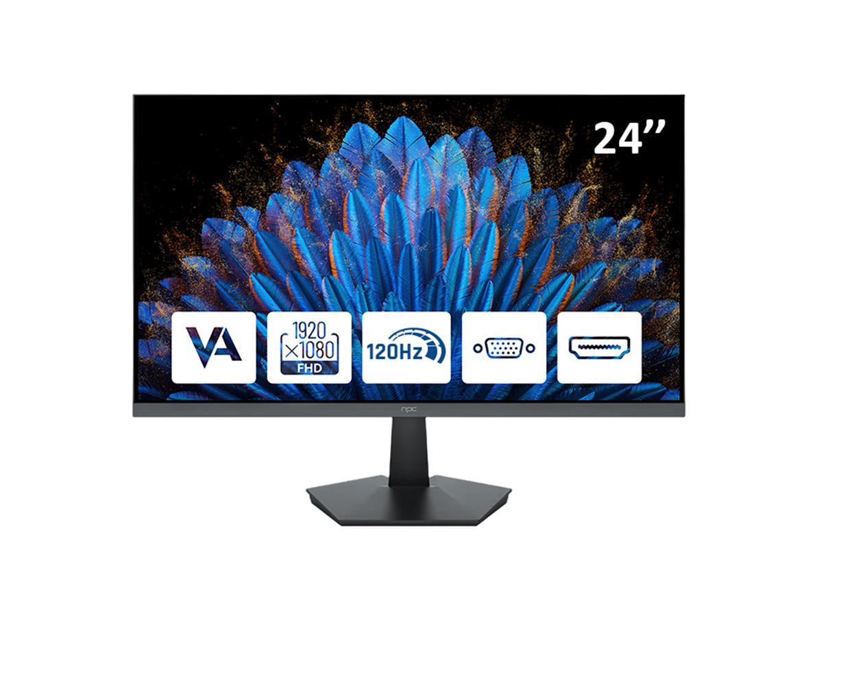 NPC 23.8" MF2408-A 120Hz 5ms IPS FHD Hdmi+Vga Gaming Monitör