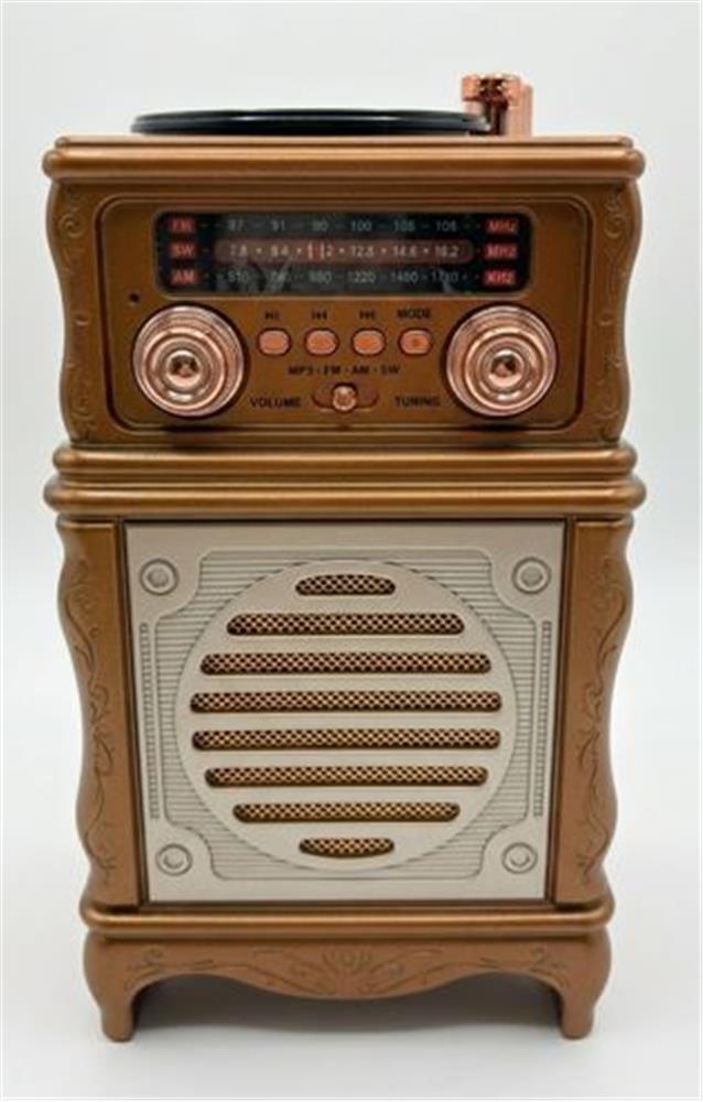 Everton Rt-381  Bluetooth Fm-Usb-Tf-Aux Şarjlı Nostaljik Radyo