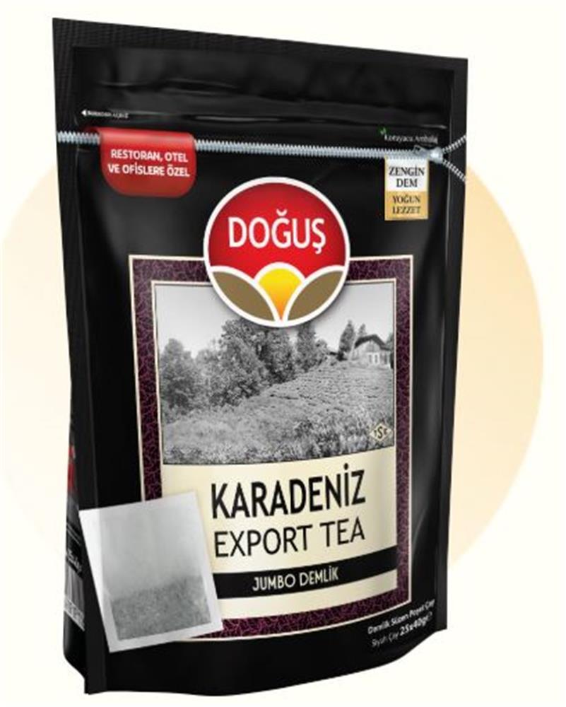 Doğuş Karadeniz Export 25x40 Demlik Poşet Çay 