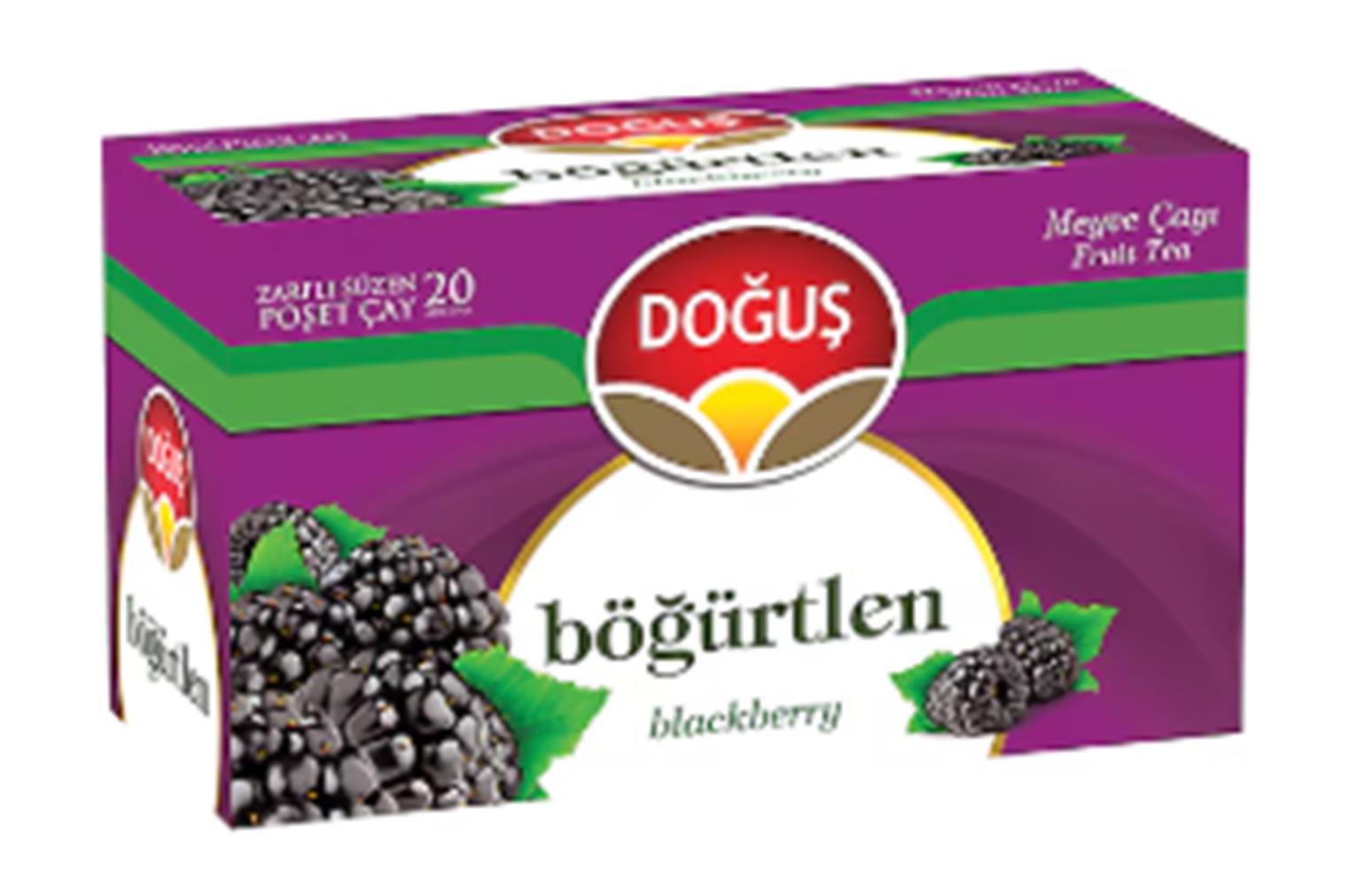 Doğuş Böğürtlen Meyve Çayı Süzen Poşet 20x2 gr