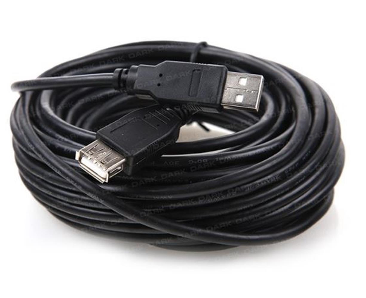 Dark"DK-CB-USB2EXTL1000"USB 2.0 10m Uzatma Kablosu	