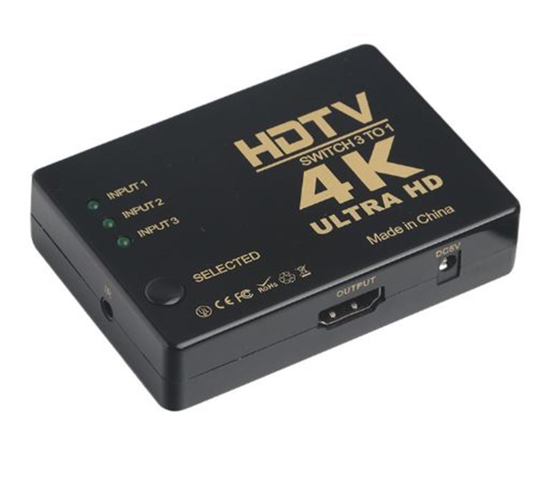 Dark"DK-HD-SW3X1" Full HD 3 Giriş 1 Çıkışlı HDMI Switch (Seçici)