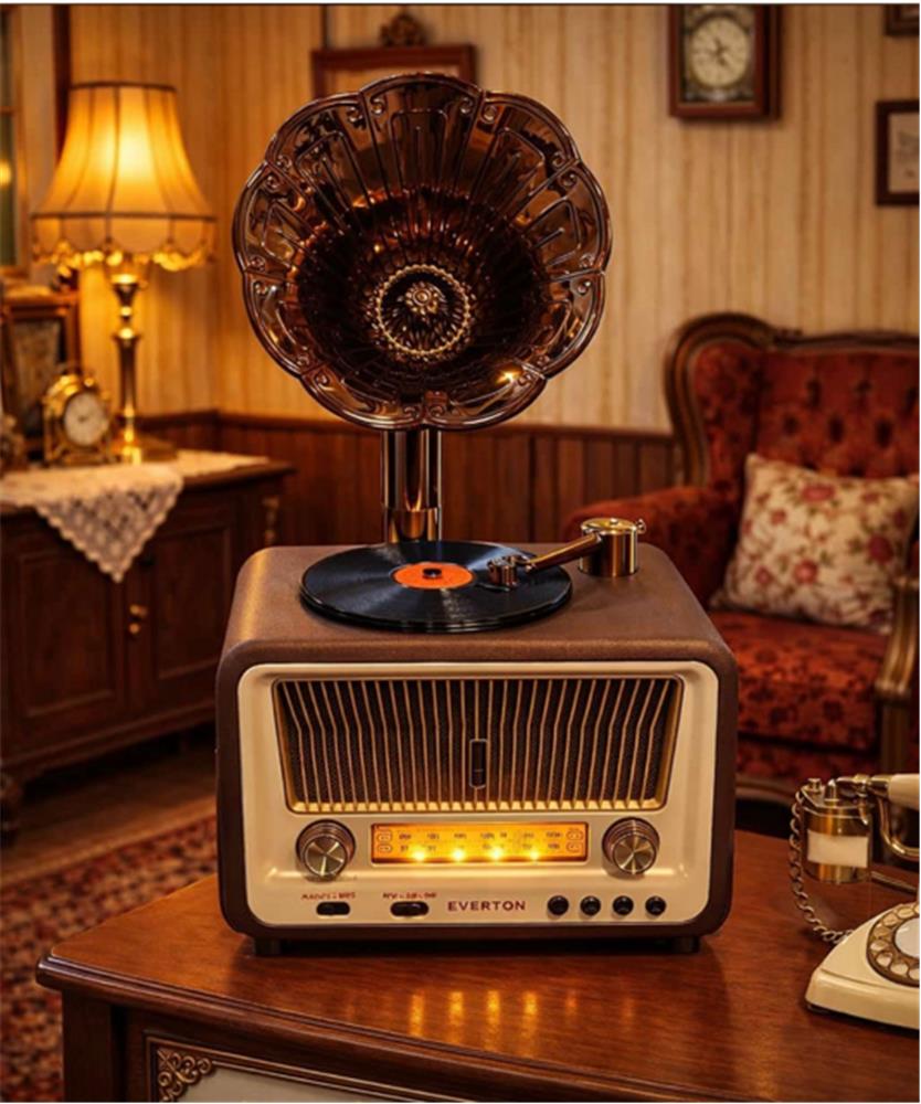Everton Rt-608 Bluetooth Fm-Usb-Tf-Aux Şarjlı Nostaljik Radyo