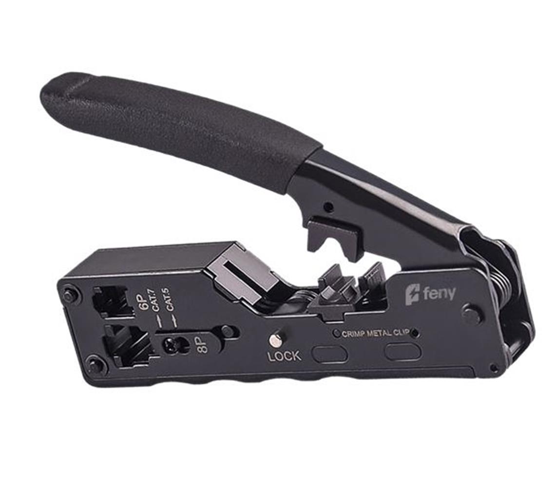 Feny FN-PEN12 RJ11-RJ12-RJ45-CAT5E-CAT6-CAT7 Network Kablo Sıkma Ve Soyma Pensesi