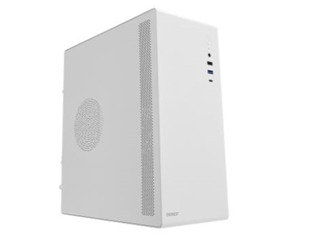 Everest K250 PEAK 250W MICRO PSU Beyaz USB3.0+USB2.0+TYPE-C+HD AUDIO Kompakt Mid-T PC Kasası