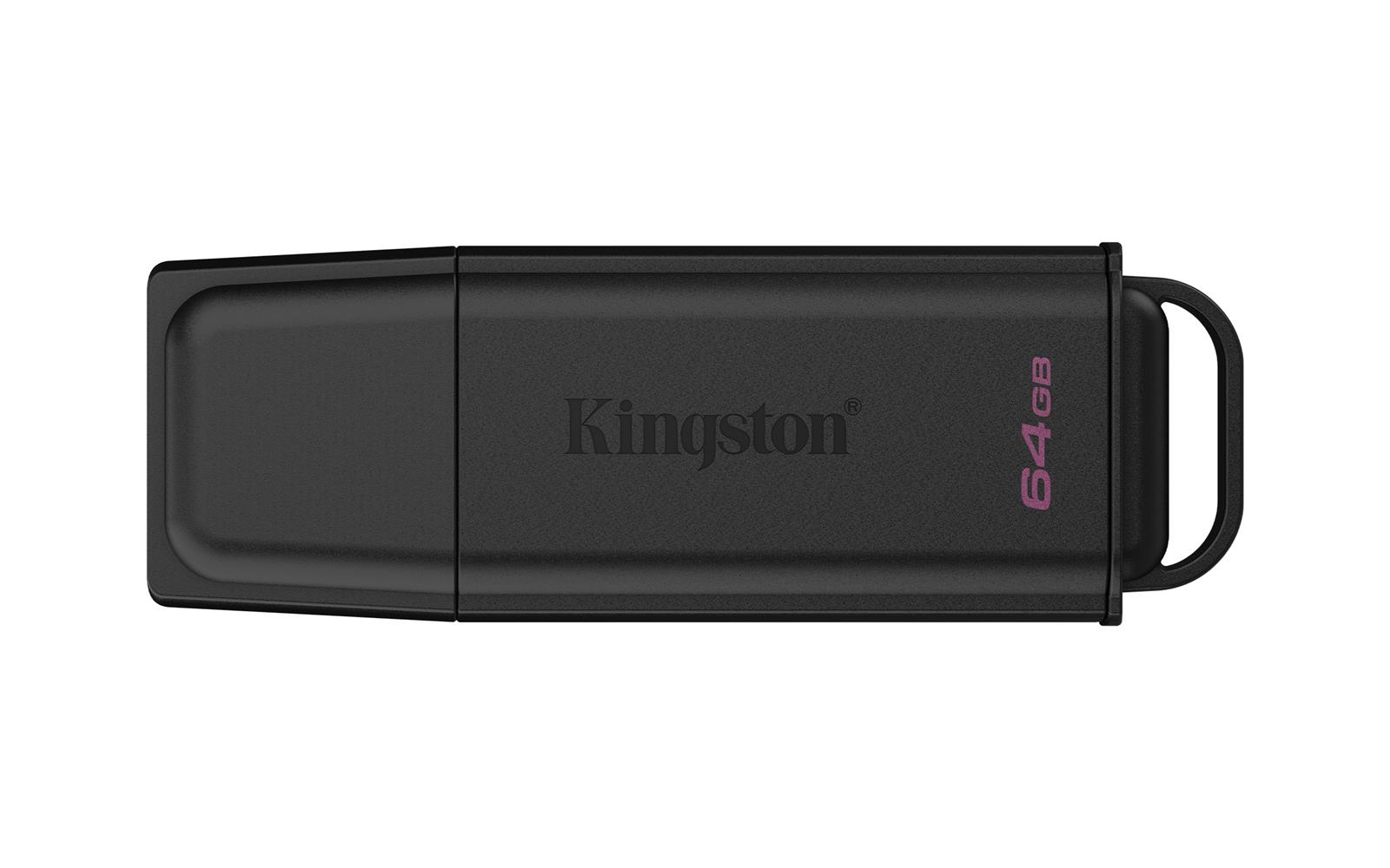 Kingston DTXG2-64GB 64GB Portable USB 3.2 Gen 1 DataTraveler Exodia Black Flash Bellek