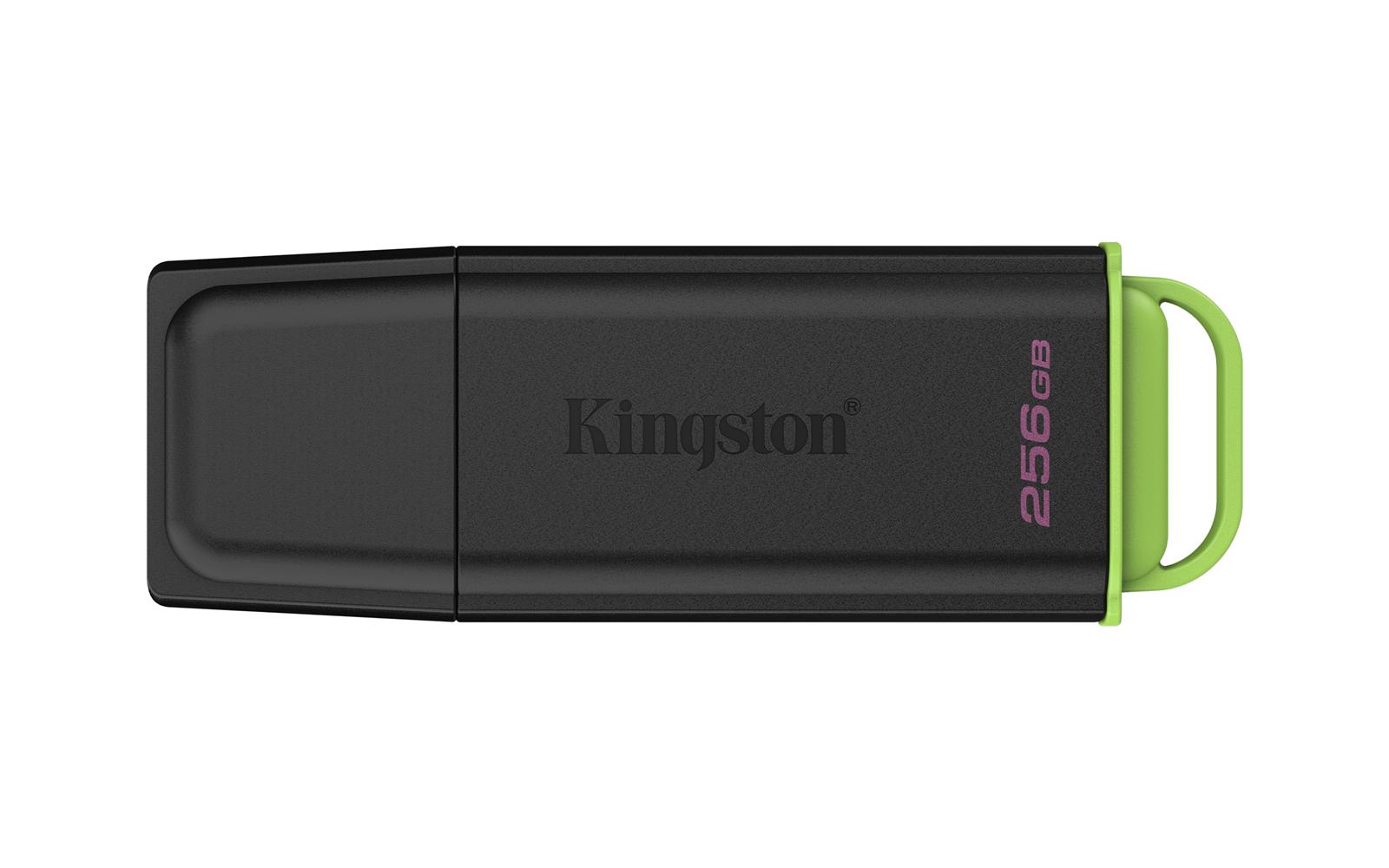 Kingston DTXG2-256GB 256GB Portable USB 3.2 Gen 1 DataTraveler Exodia Black-Green Flash Bellek