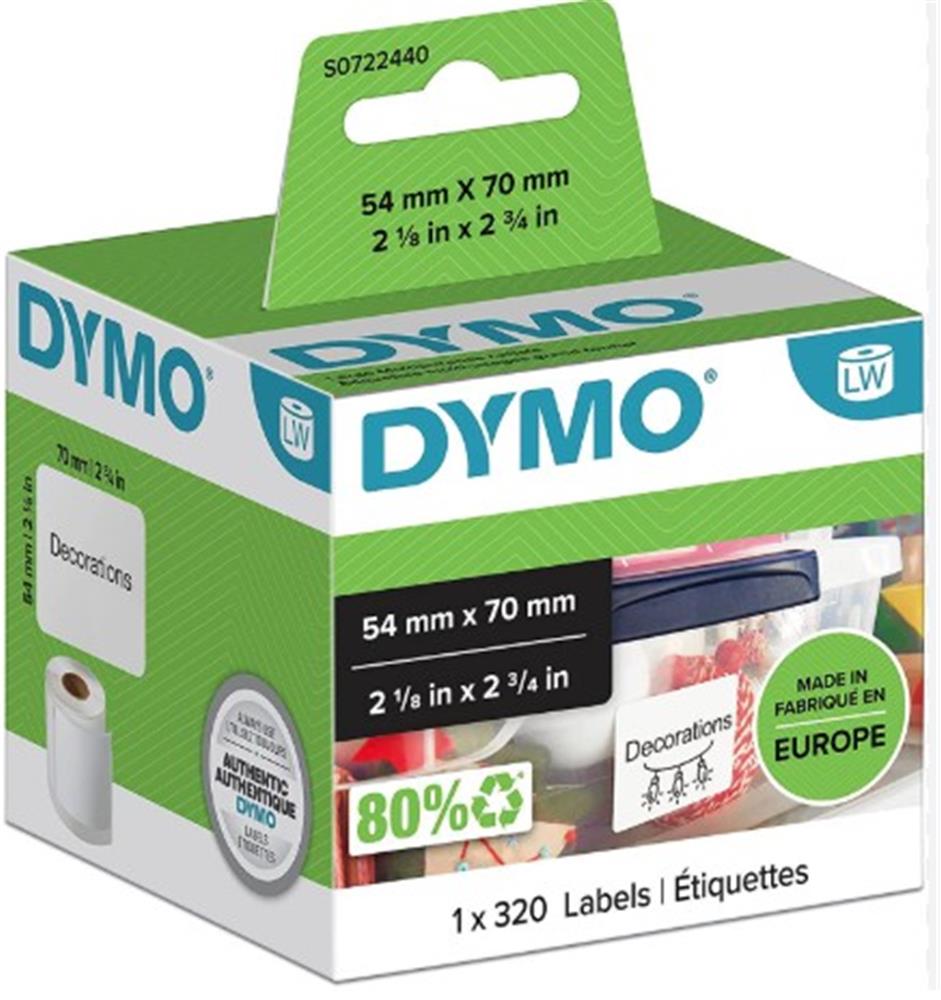 Dymo Lw Disket Etiketi 320 Etike 70X54 mm 99015LW