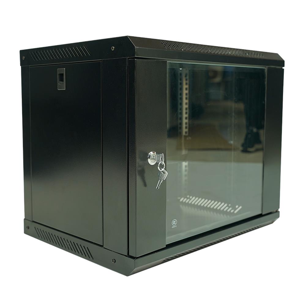Racksan ML-6409S 9U Duvar Tipi Kabinet (450-530-400) Raf+Fan+Priz