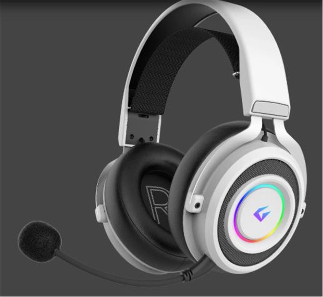 Gameagle GE2010 Step Hunter S1 RGB Kablosuz Mikrofonlu Oyuncu Kulaklığı Beyaz