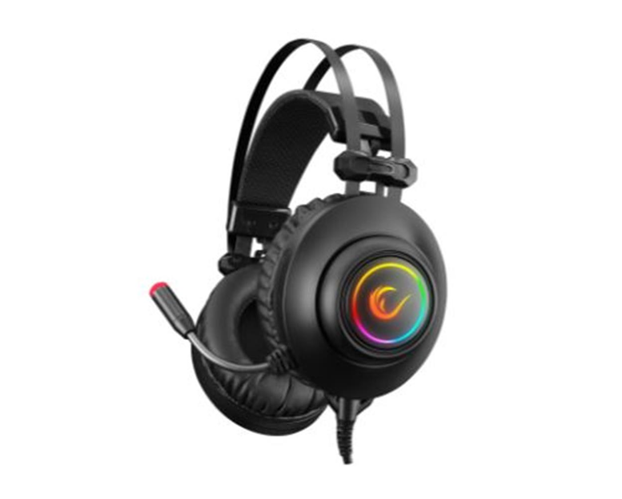 Rampage RM-K1 PULSAR Siyah Usb 7.1 Surround+Titreşim RGB Gaming Oyuncu Mikrofonlu Kulaklık