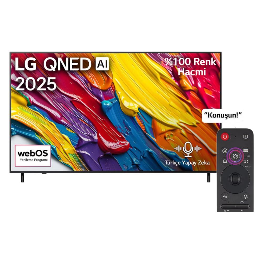 LG 65QNED82A6B 4K Ultra HD 65" 165 Ekran Uydu Alıcılı webOS Smart QNED TV